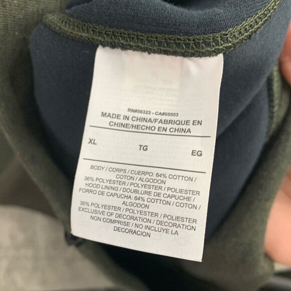 Nike Jacket Mens XL AW77 Tech Fleece Full Zip Sweatshirt Hooded Green 559592-325 - Picture 6 of 9